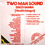 TWO MAN SOUND / Disco Samba